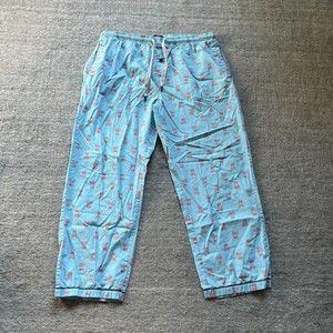 Psycho Bunny Pajama Pants Mens XL All Over Bunny Print Lounge Sleepwear